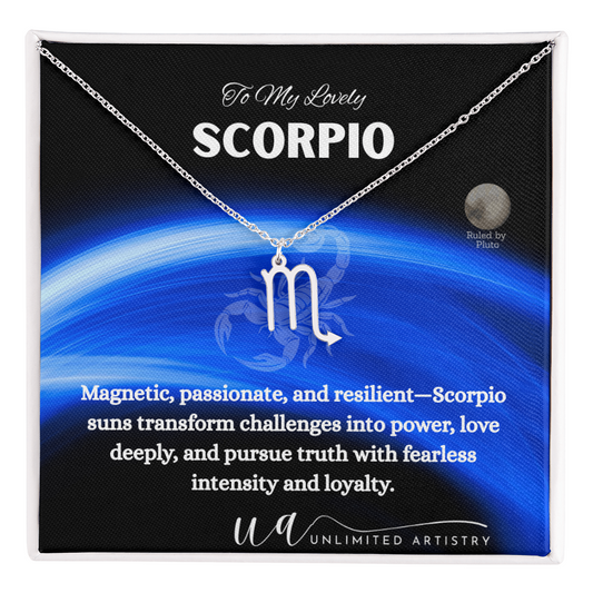 Scorpio Zodiac Pendant 2