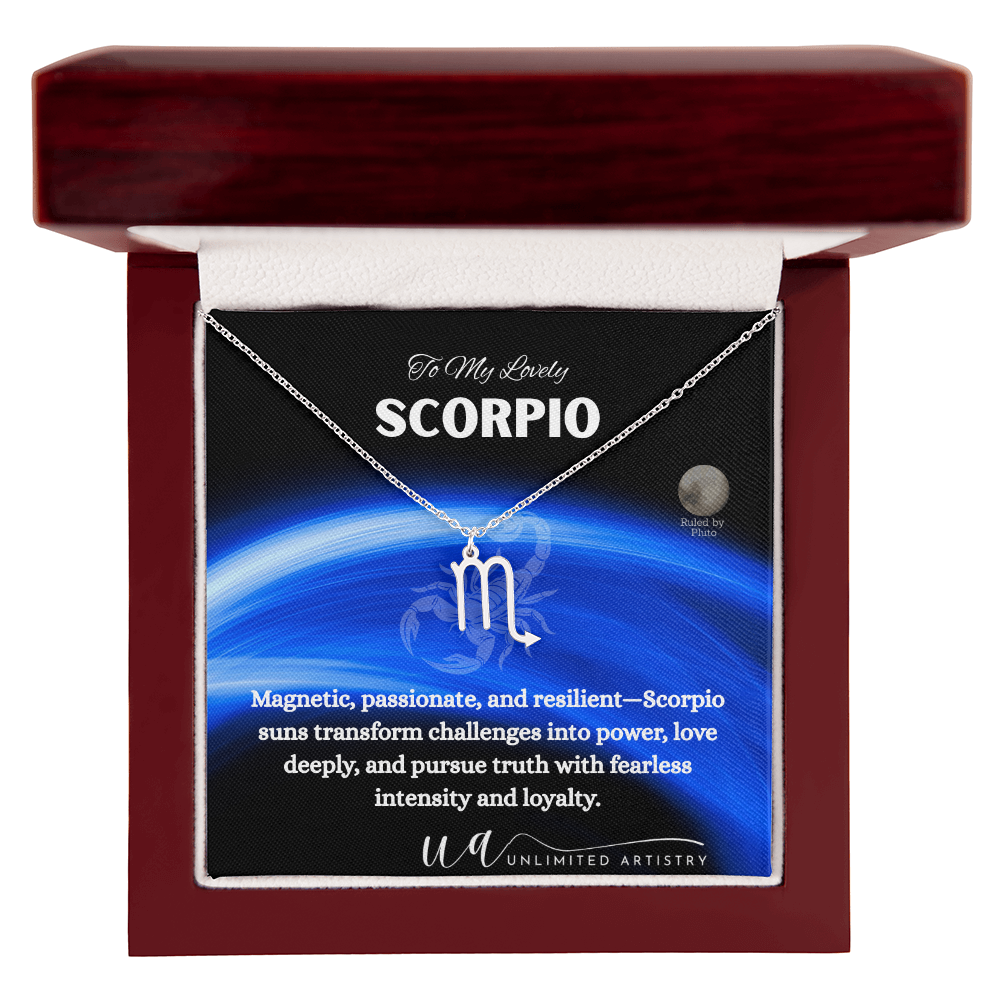 Scorpio Zodiac Pendant 2