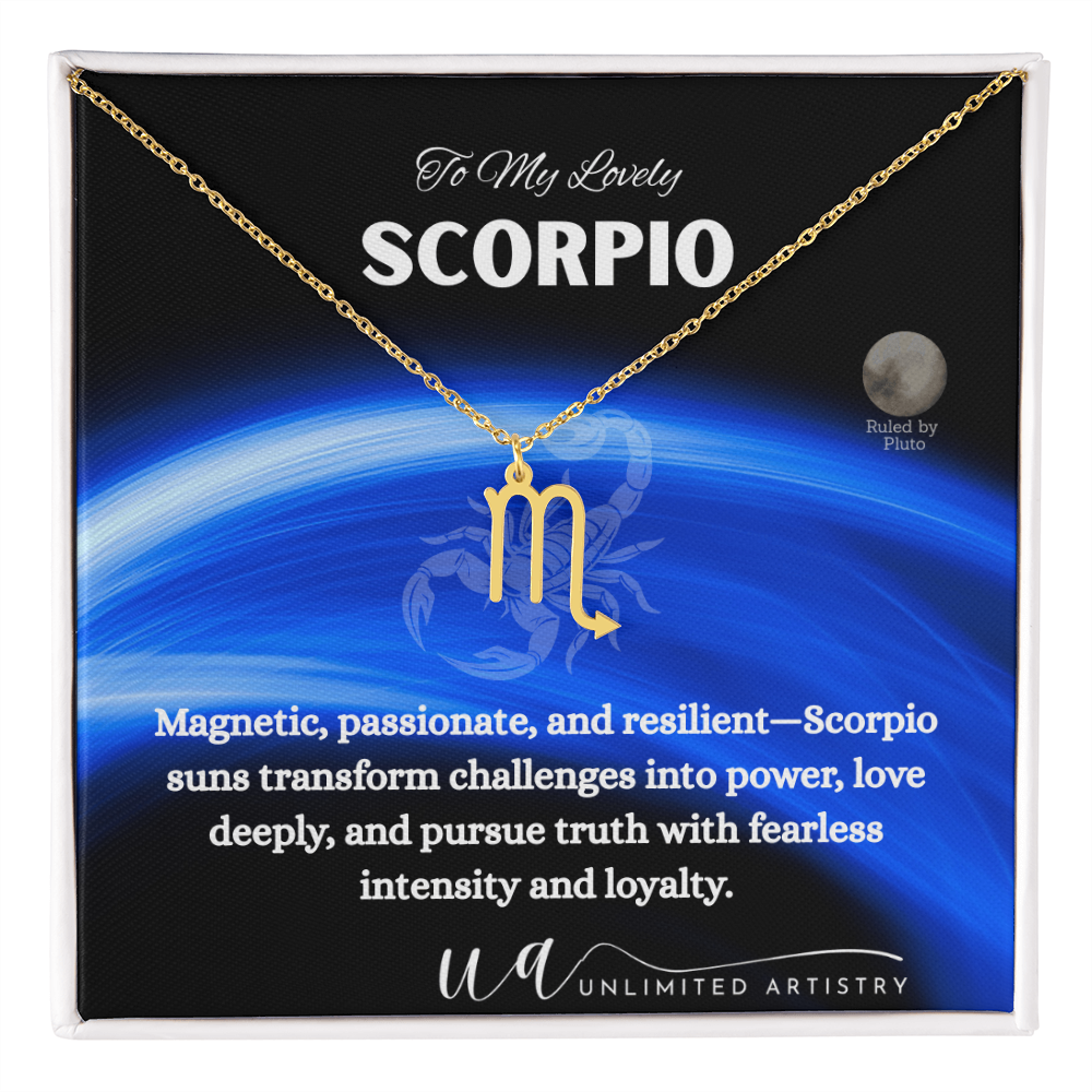 Scorpio Zodiac Pendant 2