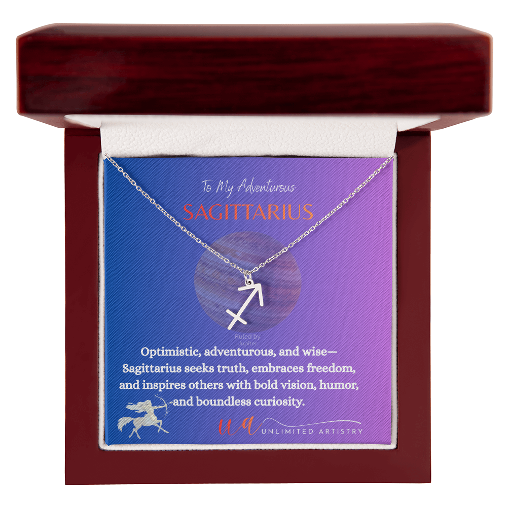Sagittarius Zodiac Pendant 2