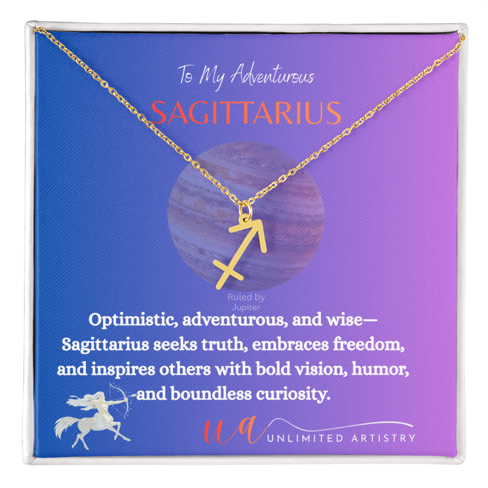 Sagittarius Zodiac Pendant 2