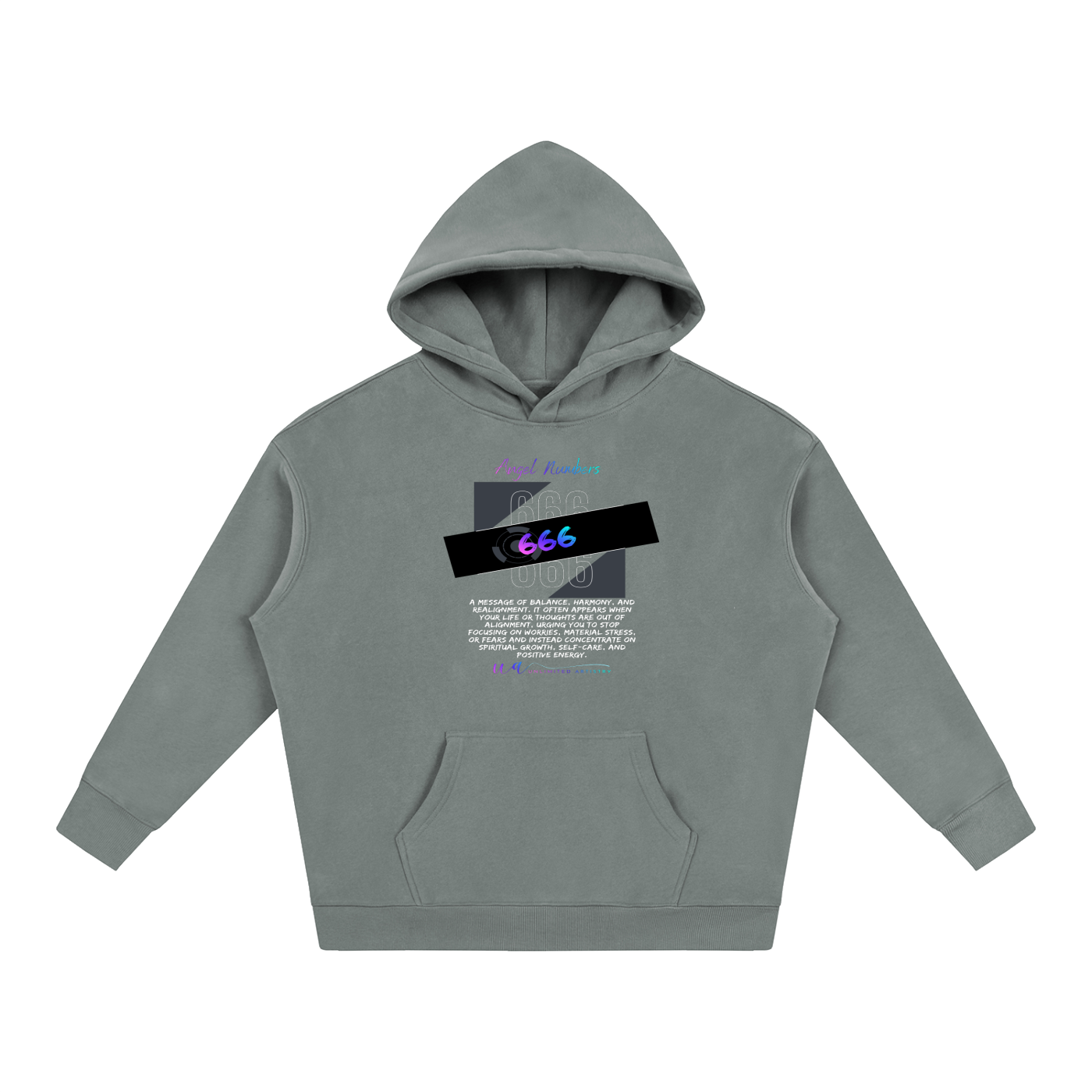 666 Oversize Fleeced Hoodie