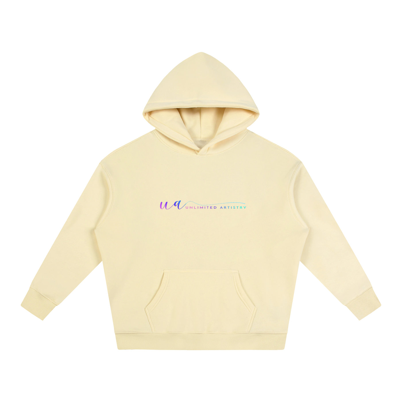111(back) Oversize Fleeced Hoodie
