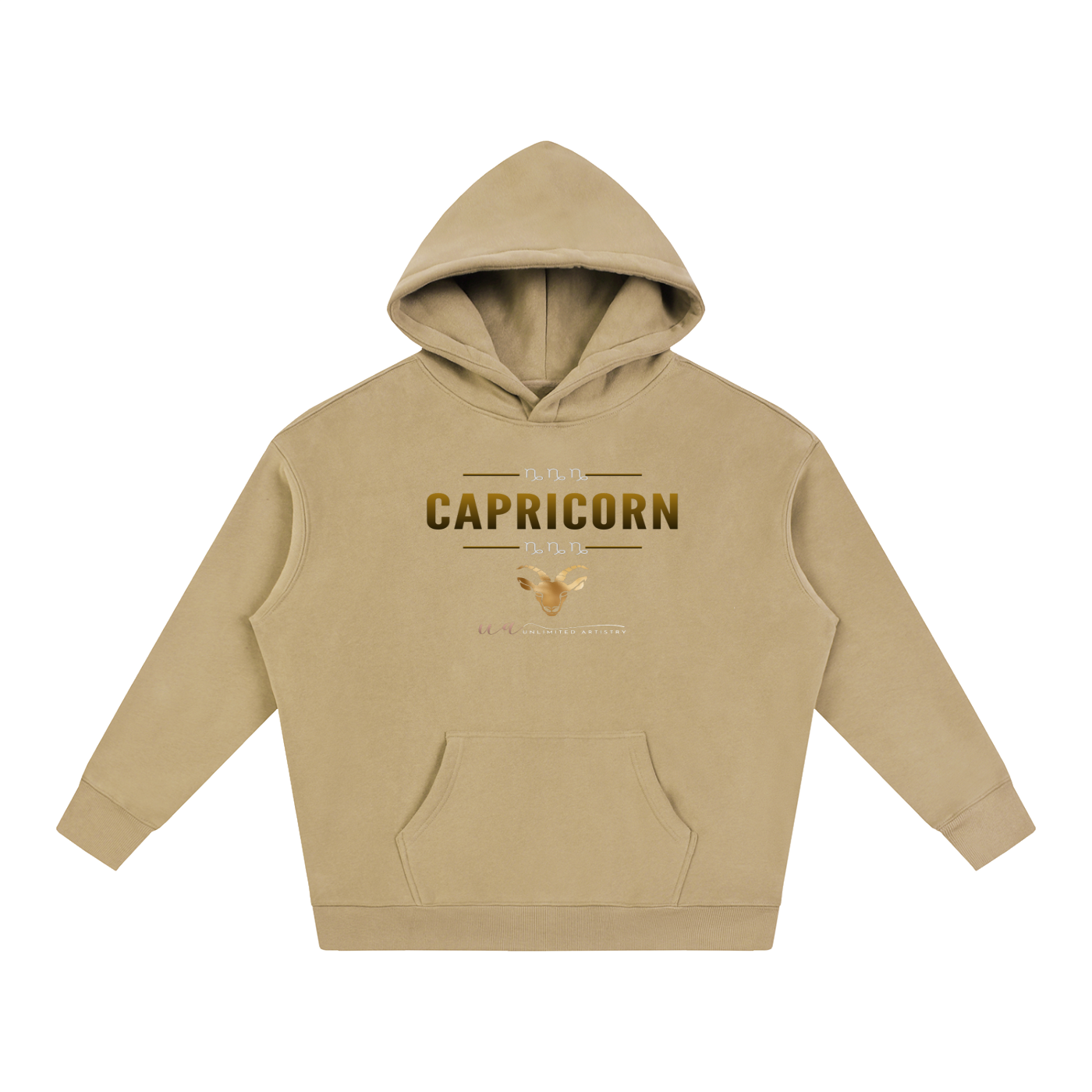 Capricorn Oversize Fleeced Hoodie