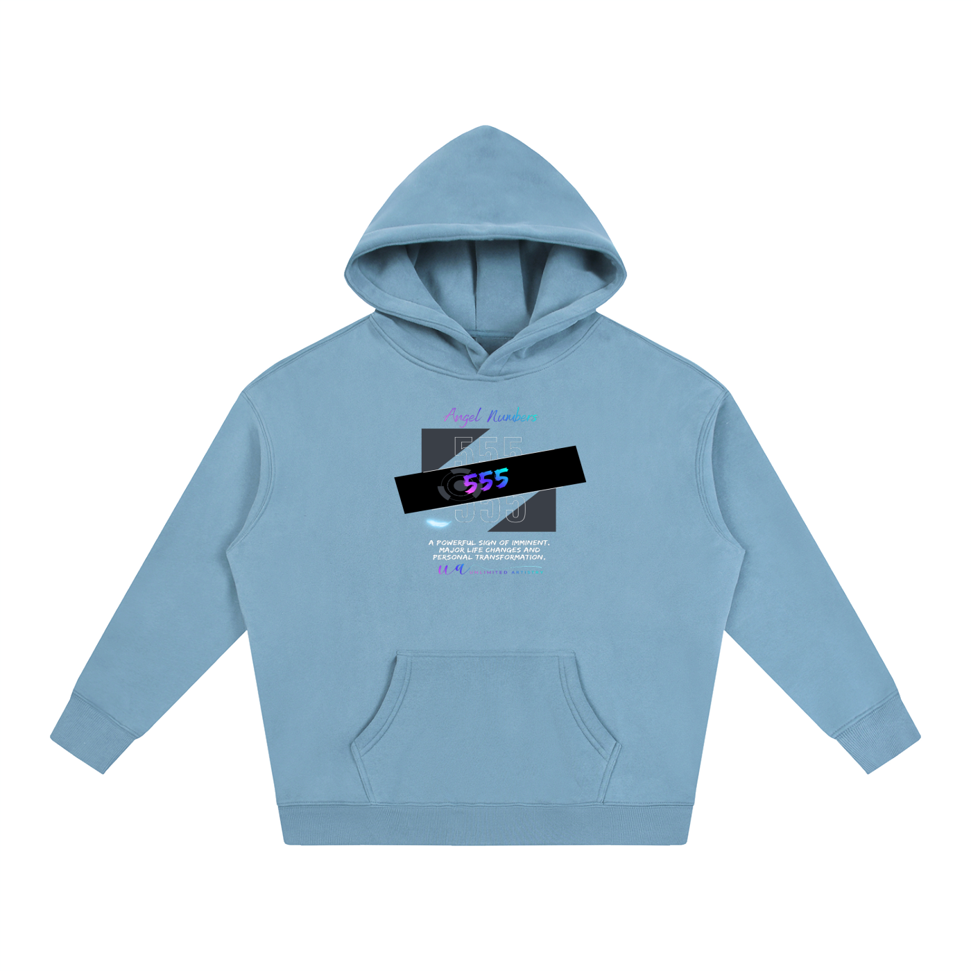 555 Oversize Fleeced Hoodie