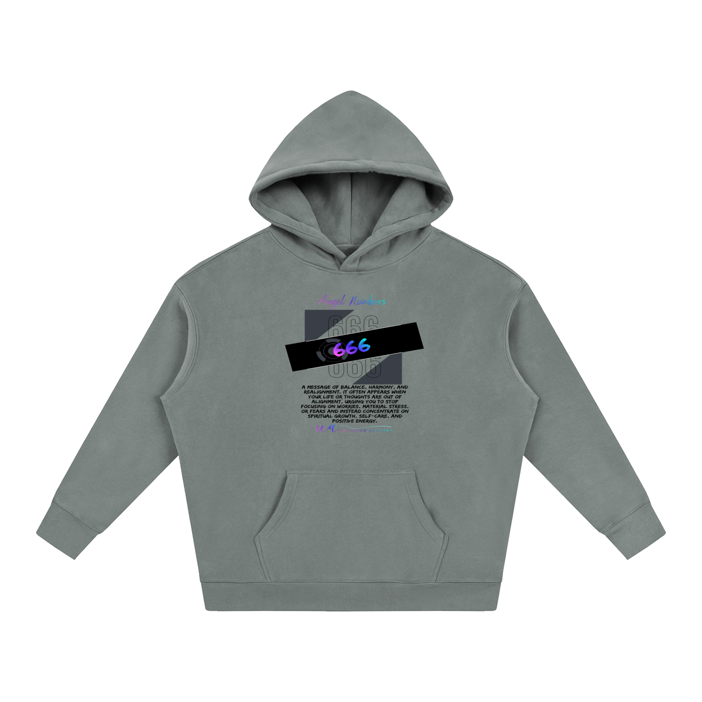 666 Oversize Fleeced Hoodie