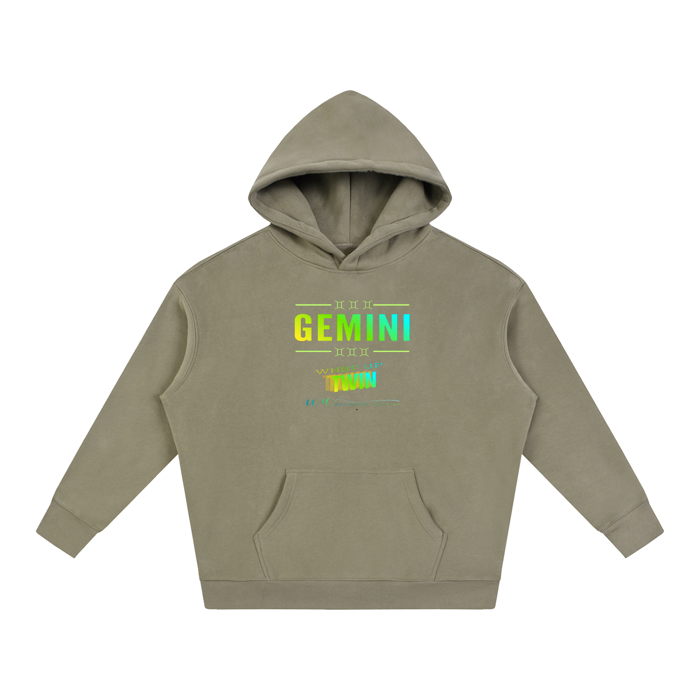 Gemini Oversize Fleeced Hoodie