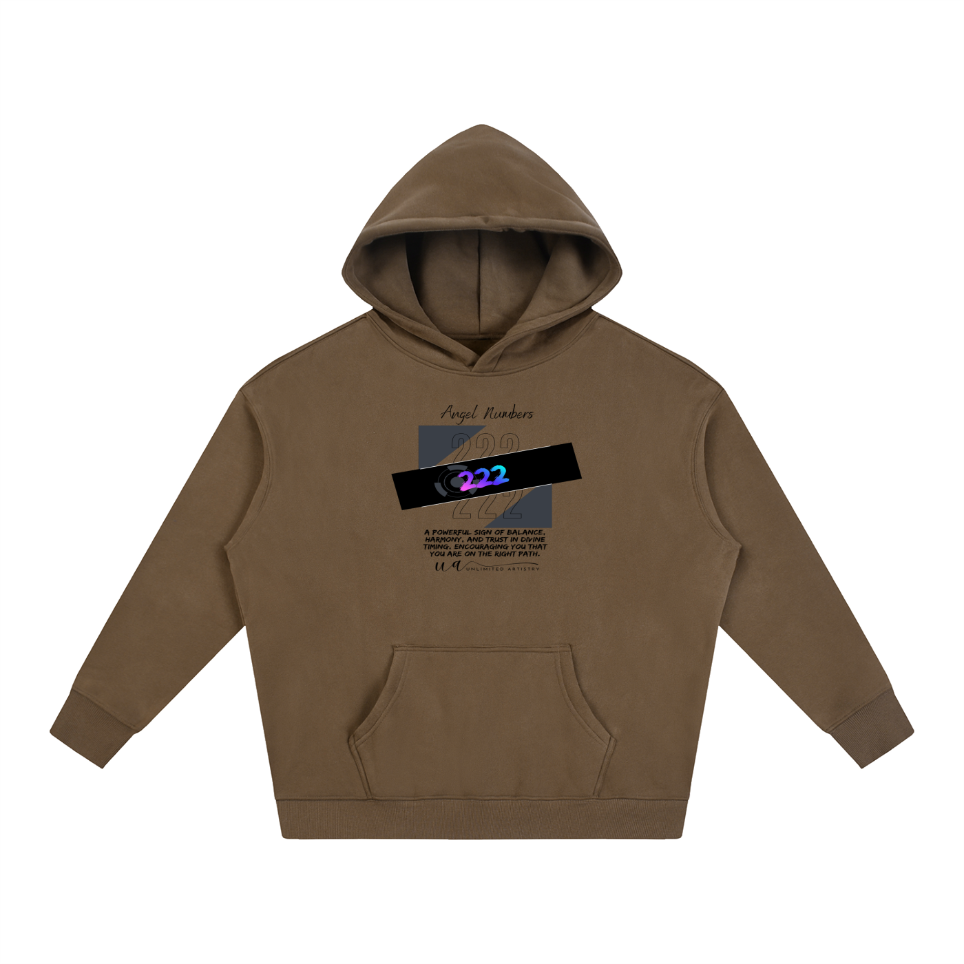 222 Oversize Fleeced Hoodie