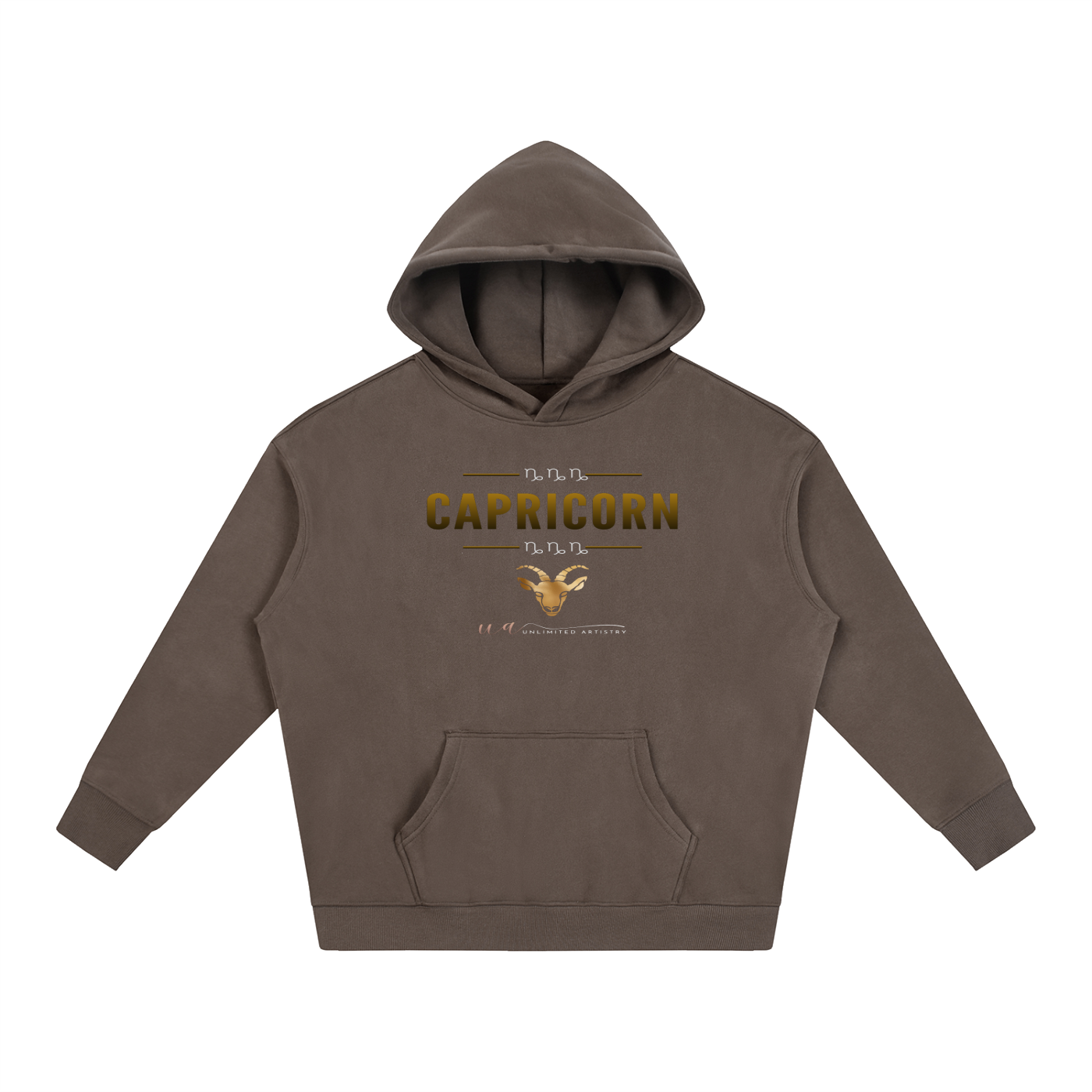 Capricorn Oversize Fleeced Hoodie