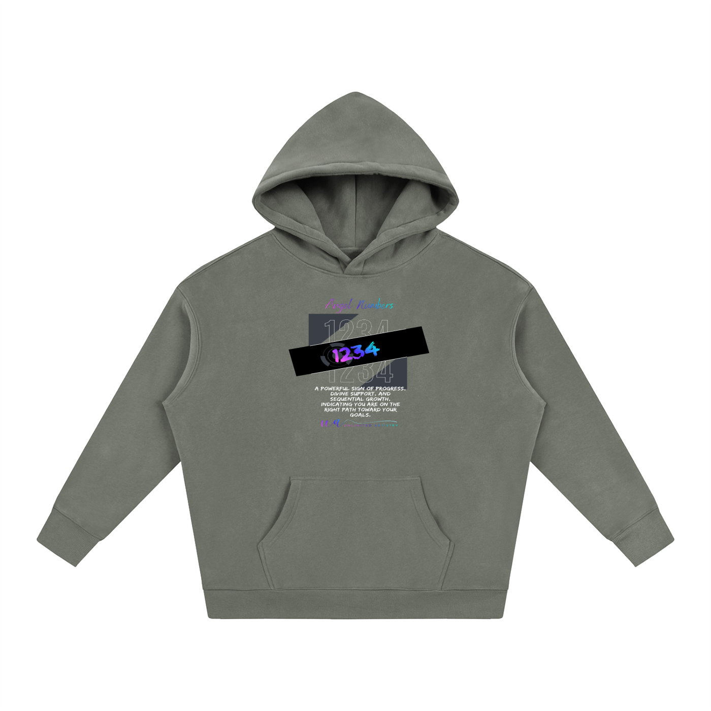 1234 Oversize Fleeced Hoodie