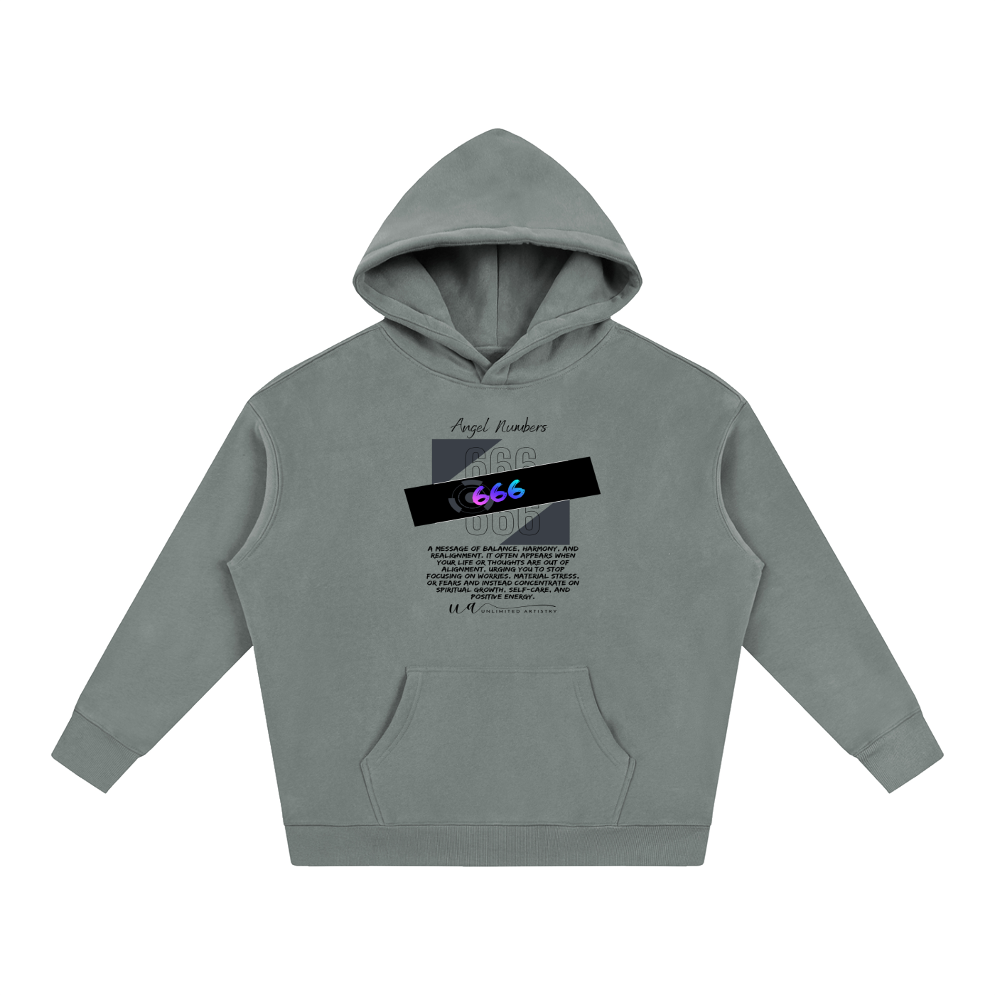 666 Oversize Fleeced Hoodie