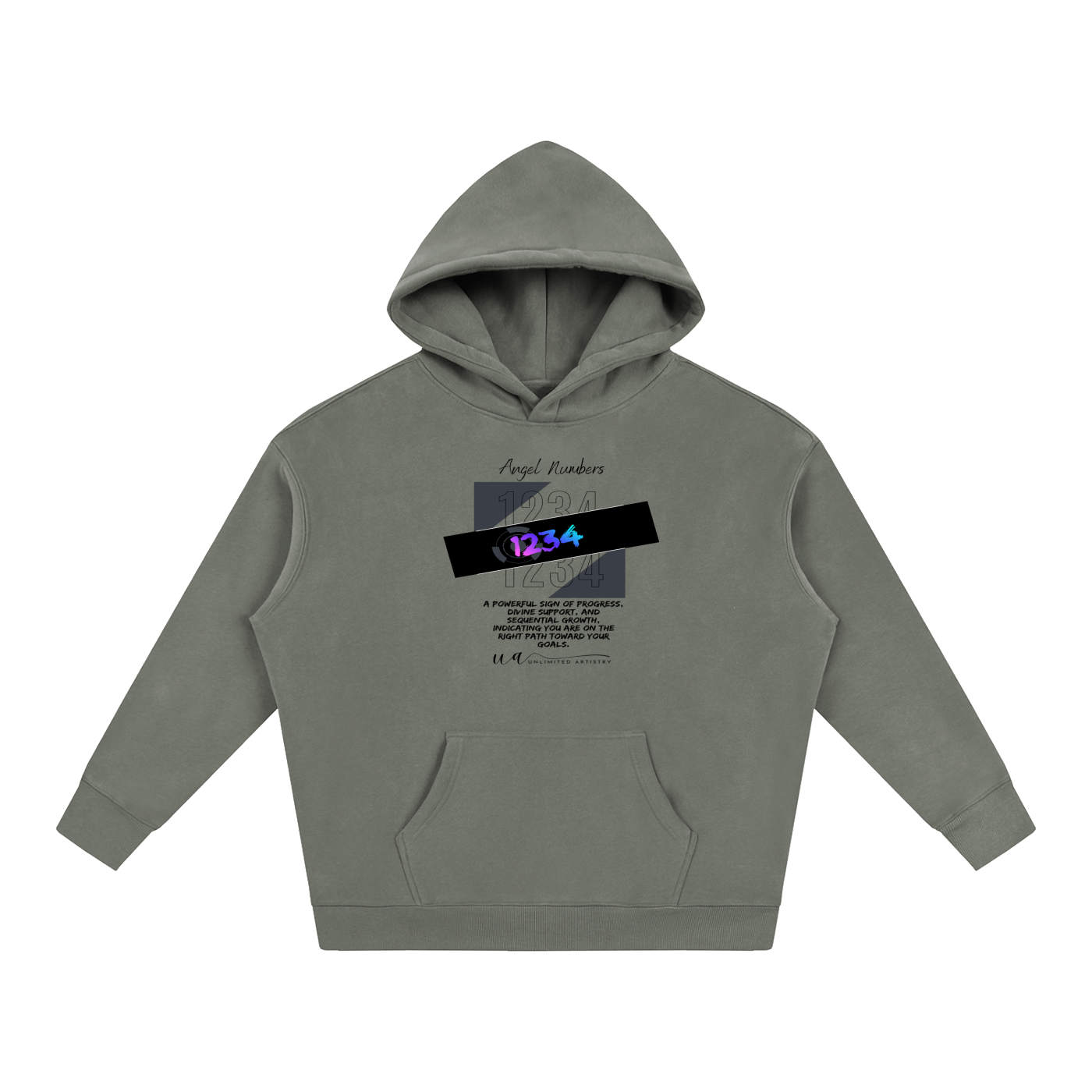 1234 Oversize Fleeced Hoodie
