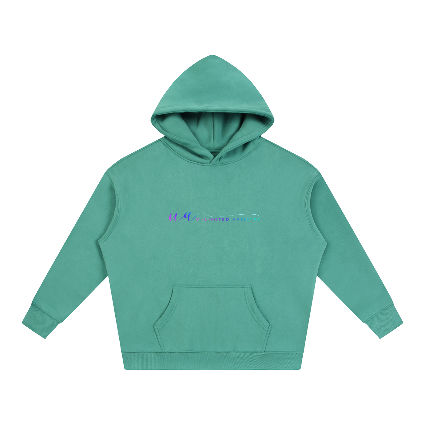 111(back) Oversize Fleeced Hoodie