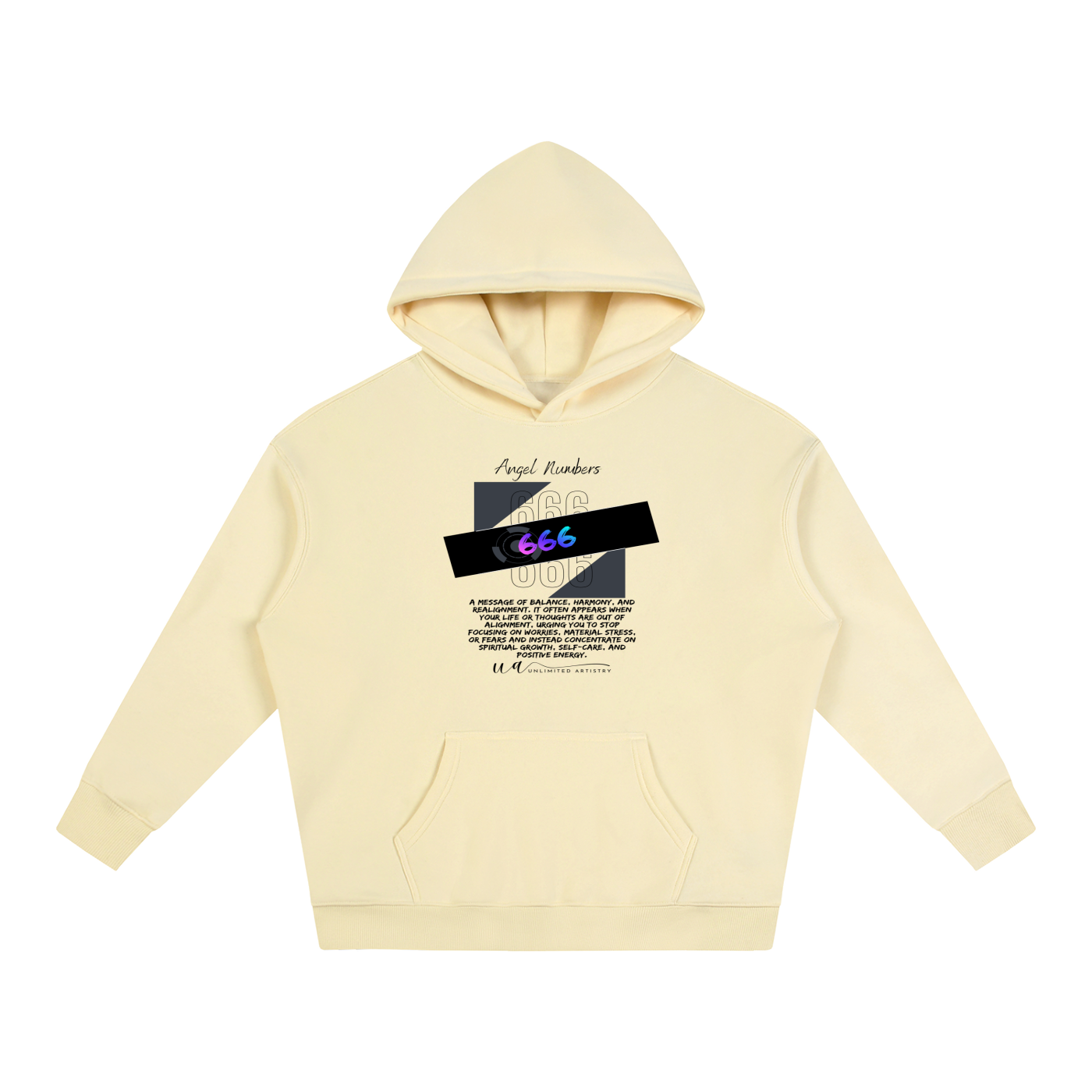 666 Oversize Fleeced Hoodie