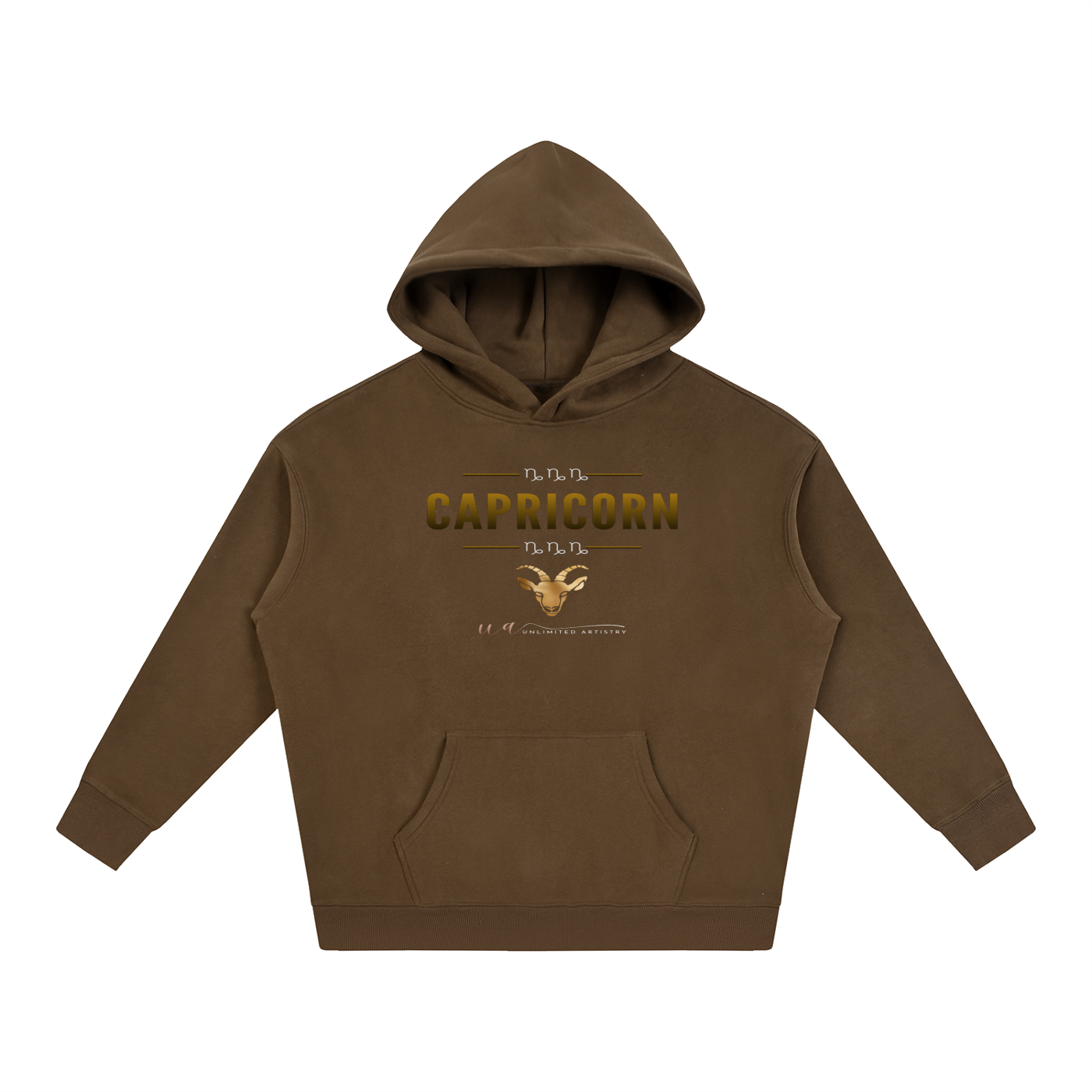 Capricorn Oversize Fleeced Hoodie