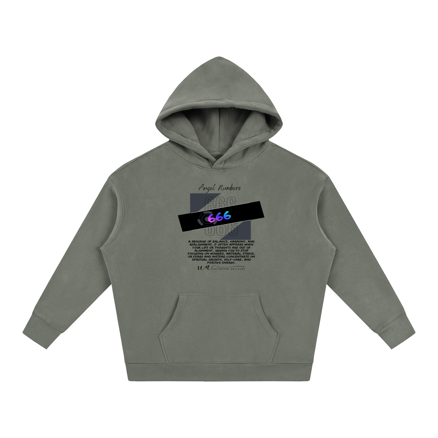 666 Oversize Fleeced Hoodie