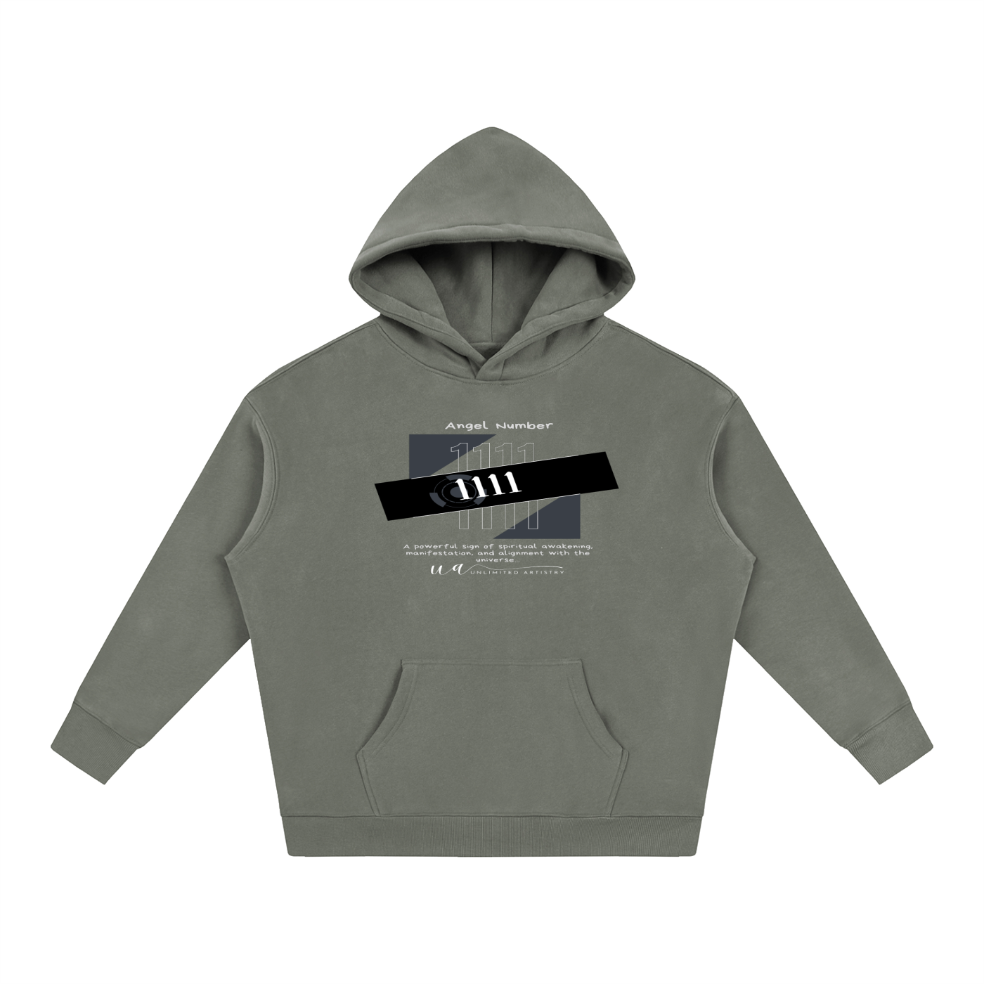 Angel Number 1111 Oversize Fleeced Hoodie
