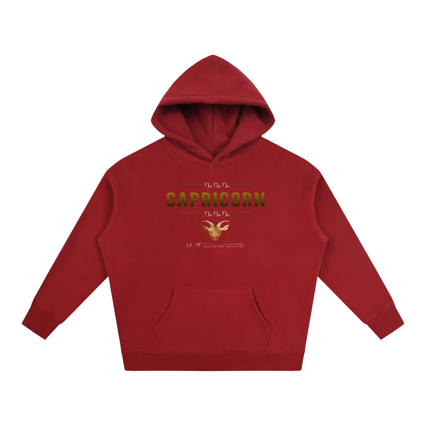 Capricorn Oversize Fleeced Hoodie