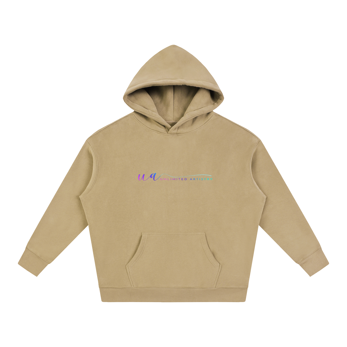 111(back) Oversize Fleeced Hoodie