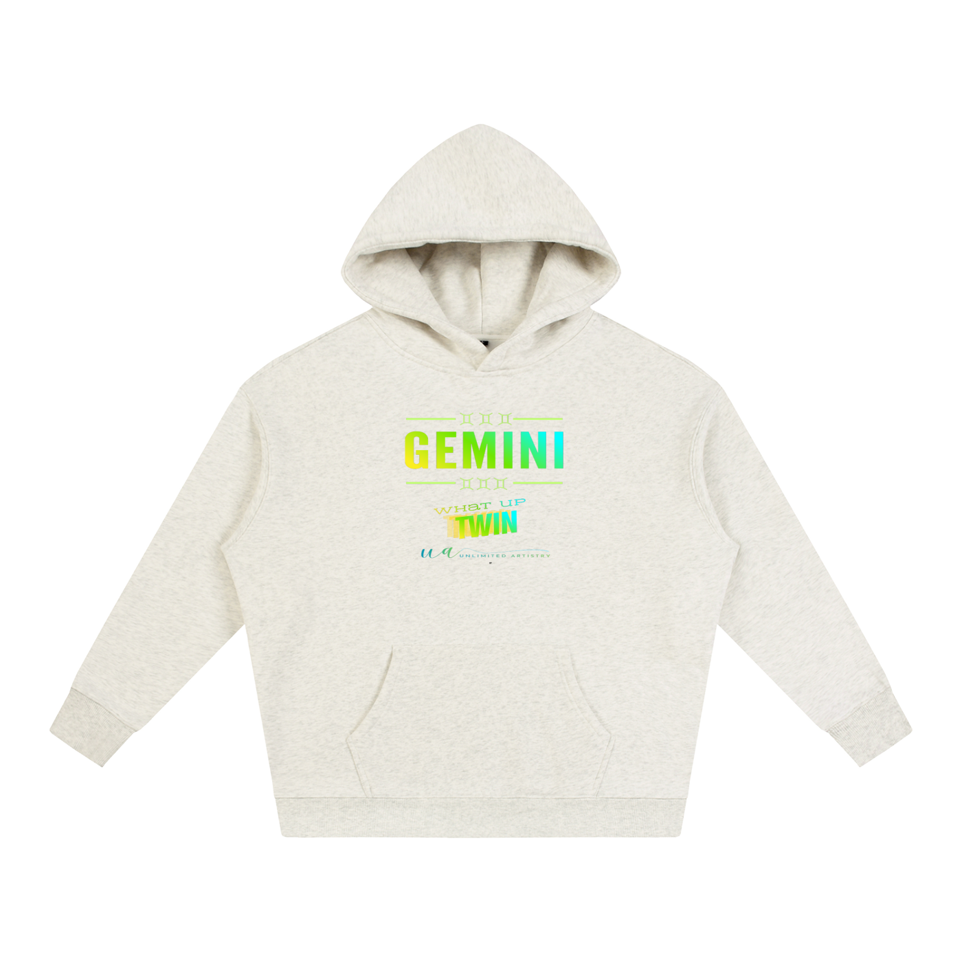 Gemini Oversize Fleeced Hoodie