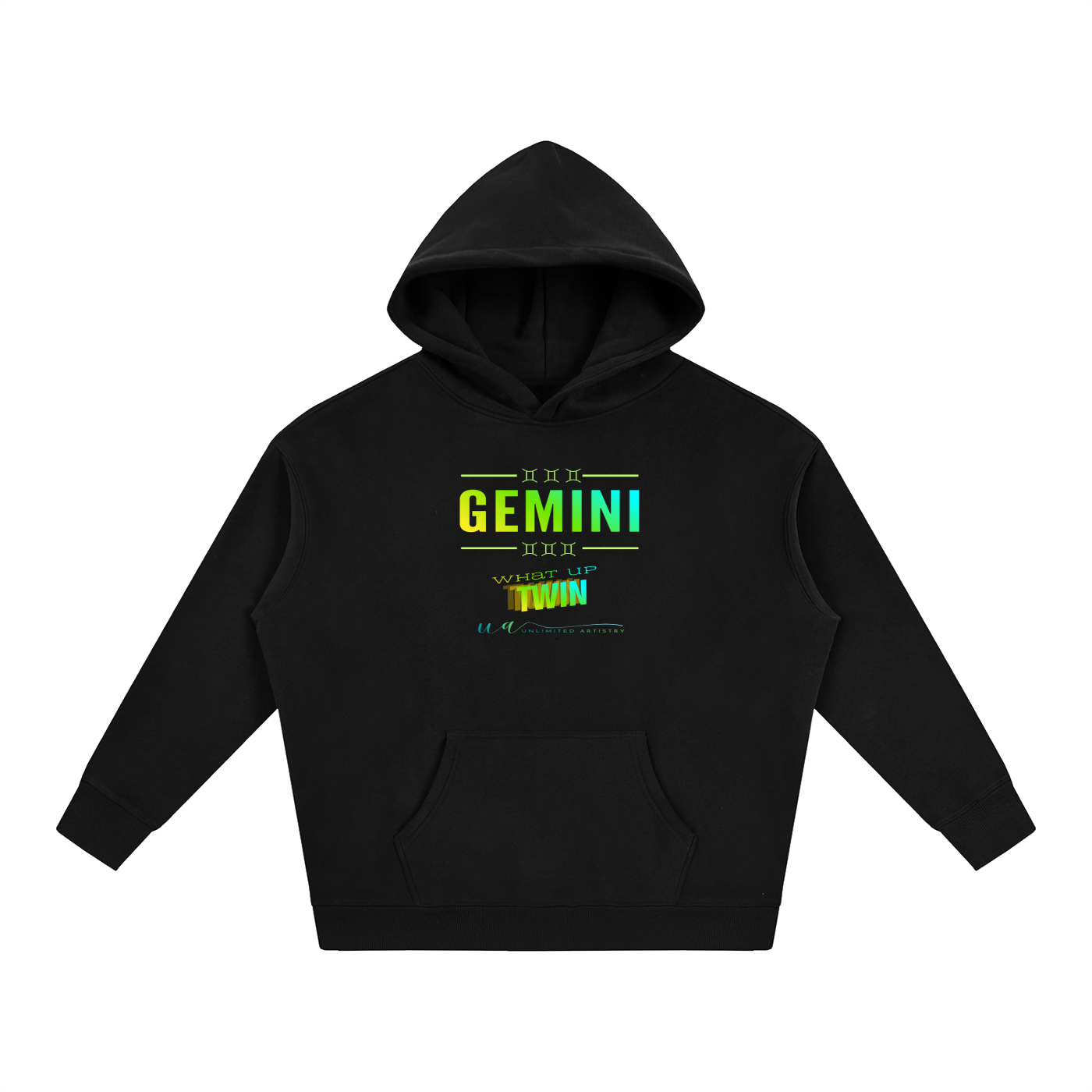 Gemini Oversize Fleeced Hoodie