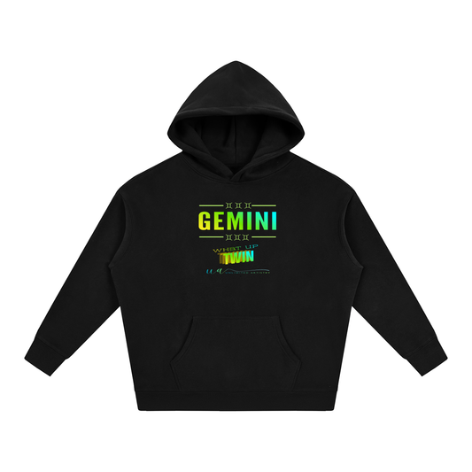 Gemini Oversize Fleeced Hoodie