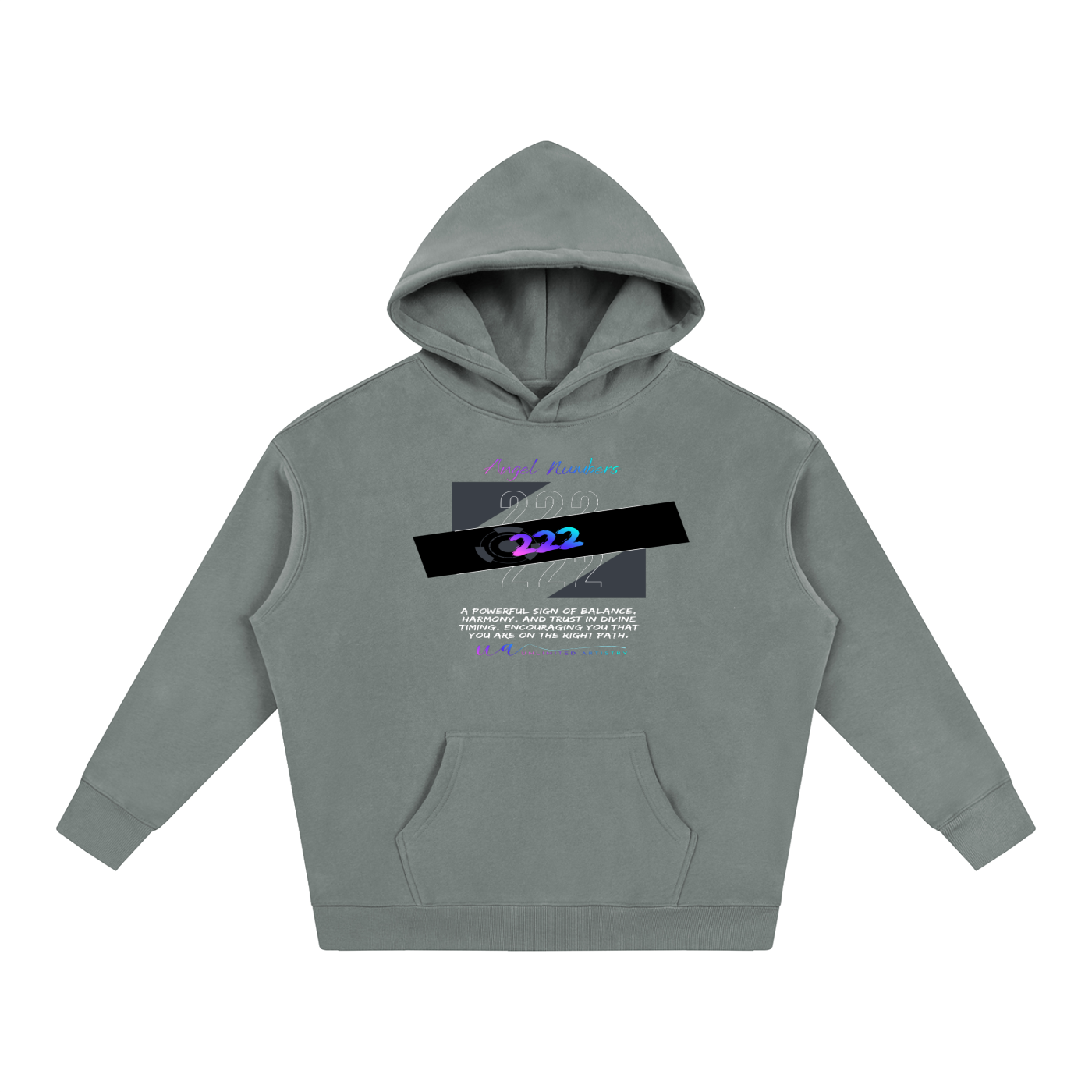 222 Oversize Fleeced Hoodie