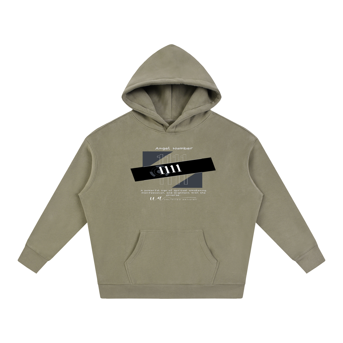Angel Number 1111 Oversize Fleeced Hoodie