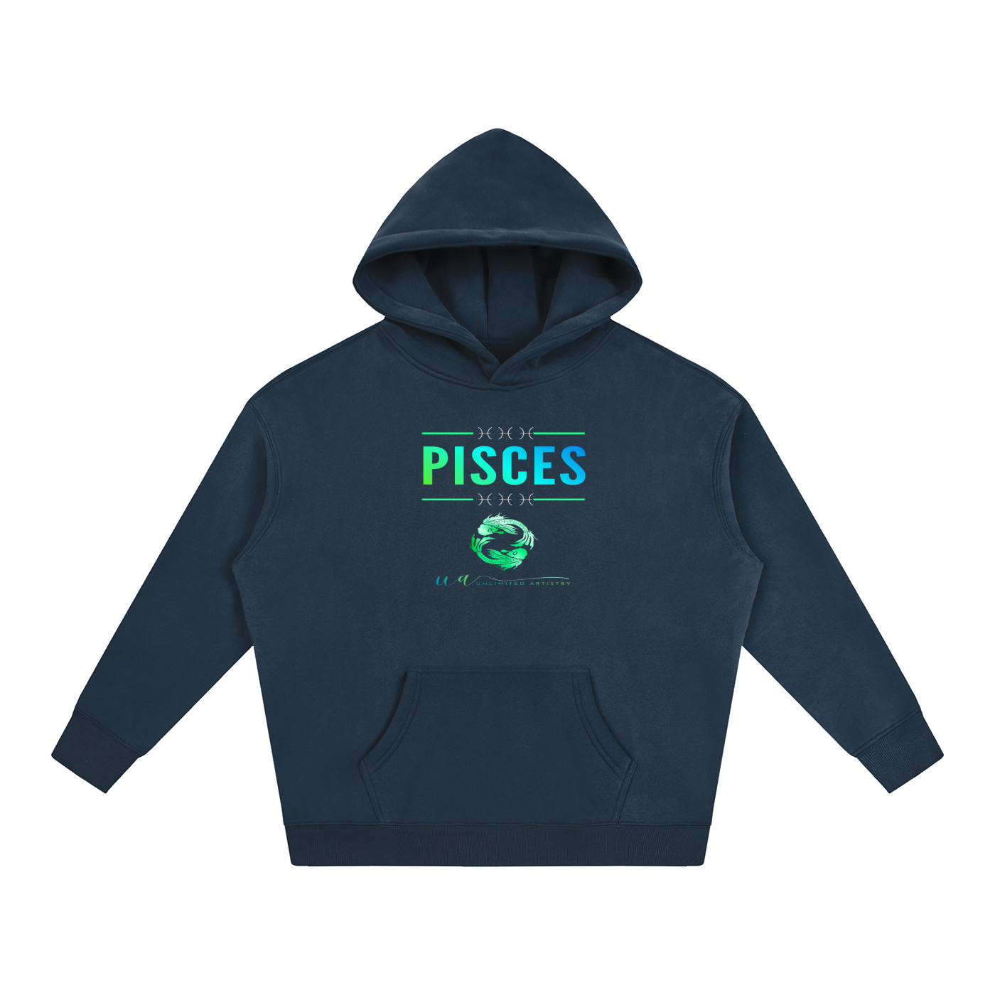 Pisces Oversize Fleeced Hoodie