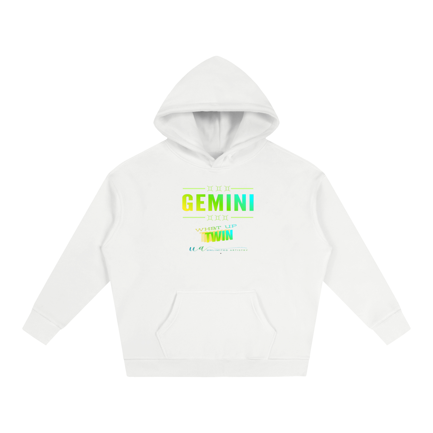 Gemini Oversize Fleeced Hoodie