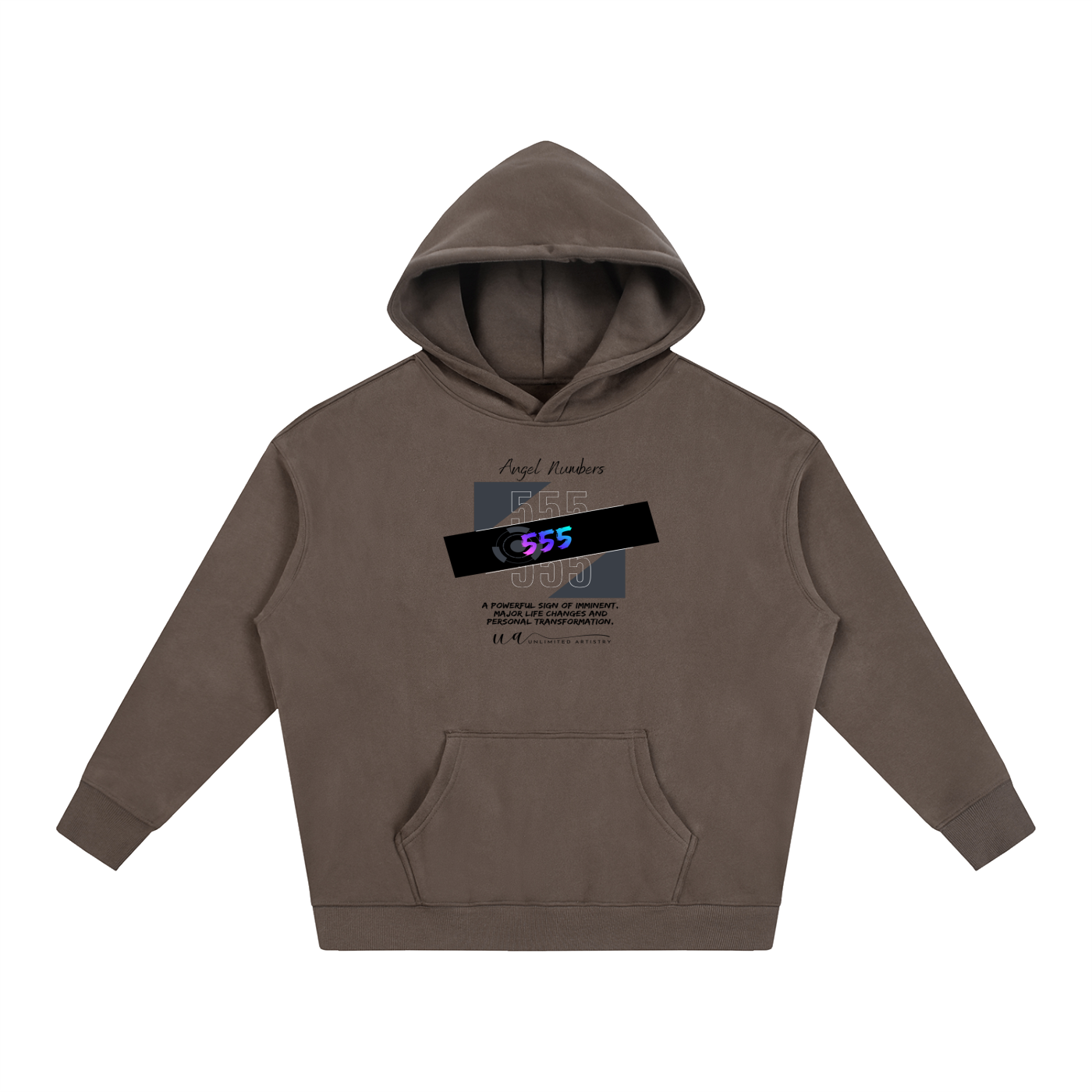 555 Oversize Fleeced Hoodie
