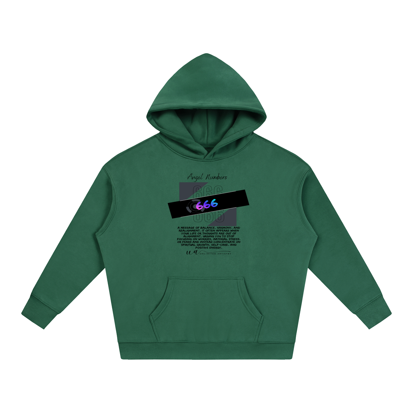666 Oversize Fleeced Hoodie