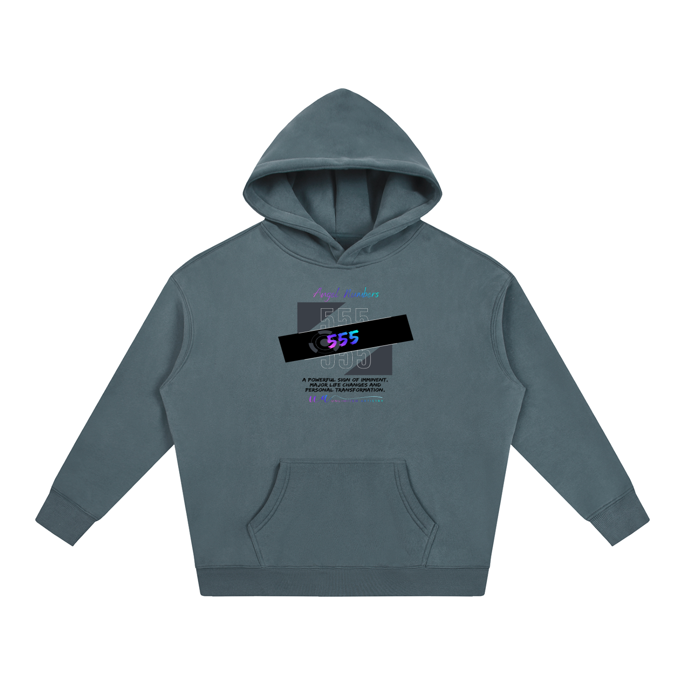 555 Oversize Fleeced Hoodie