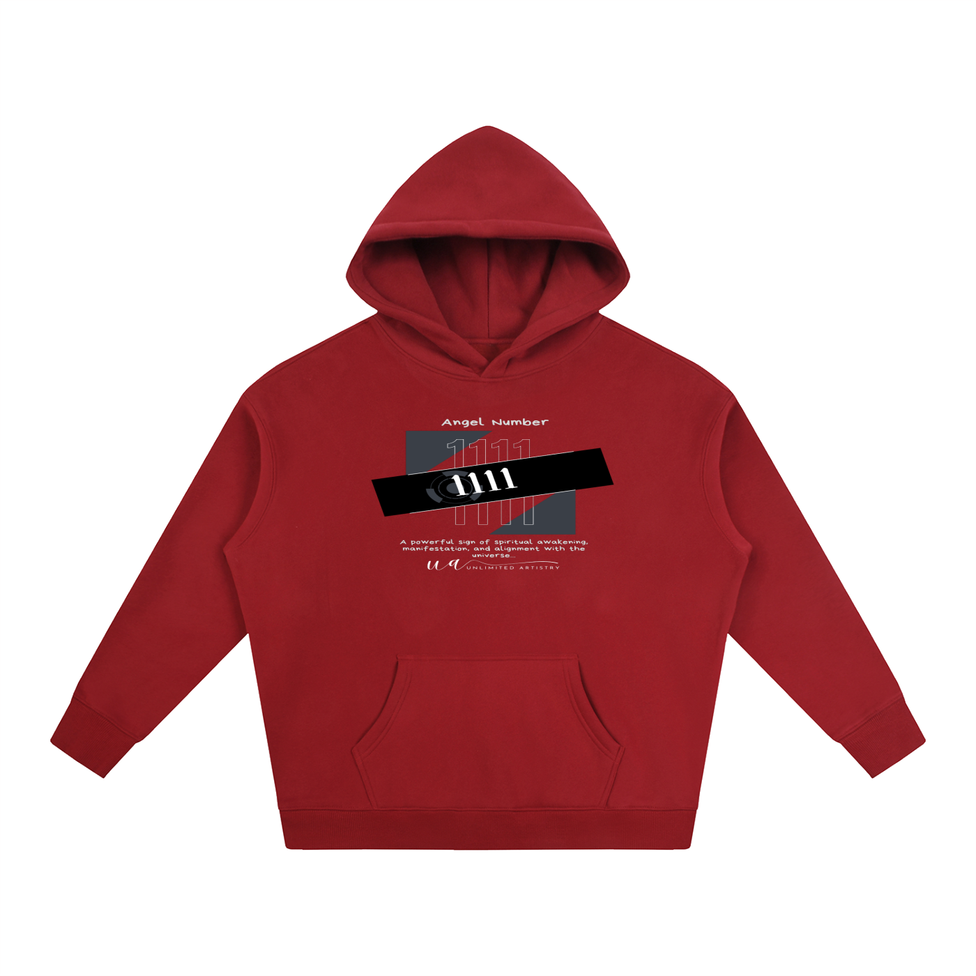 Angel Number 1111 Oversize Fleeced Hoodie